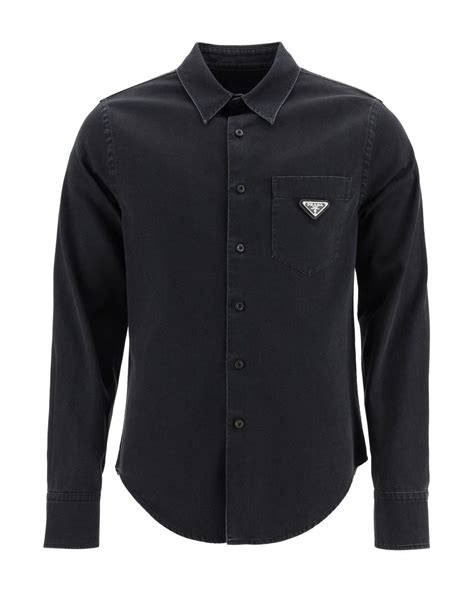 prada mens shirt|prada cettire men's shirt.